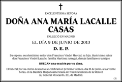 Ana María Lacalle Casas